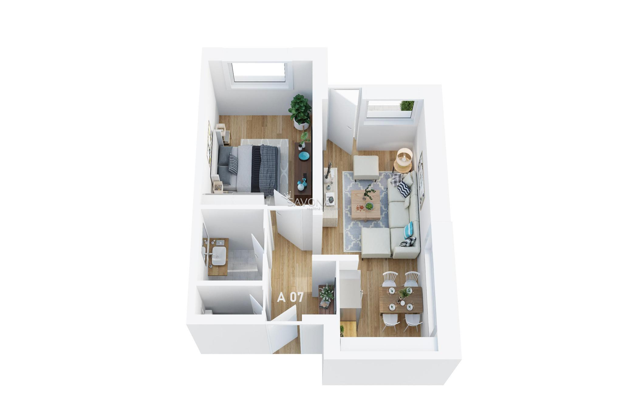 #napredaj 2 izbový byt | A 07 - 57 m2 – výhľad na TATRY