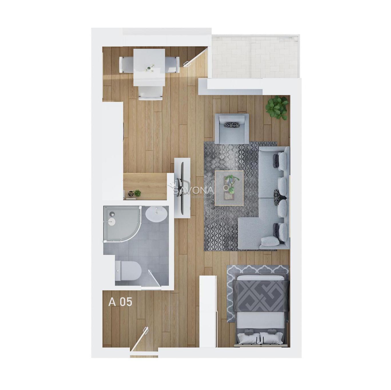 LUNA RESIDENCE | 1 izbové byty všetky výhľad na TATRY